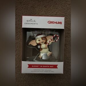 Hallmark Gremlins Gizmo with Candy Cane Ornament
